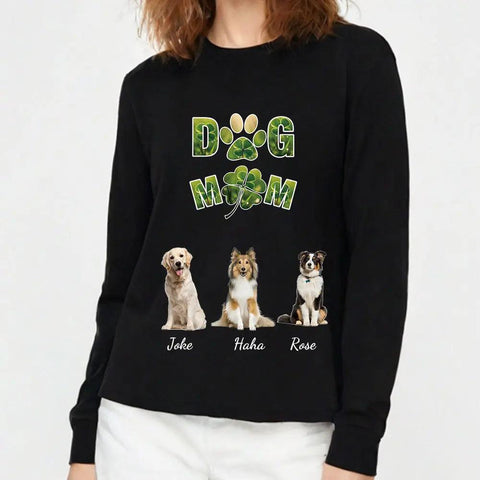 Camisa de trébol con foto personalizada para el Día de San Patricio