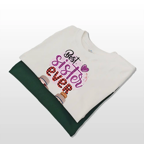 Camping avec mes meilleures sœurs, t-shirt personnalisé en coton premium, sweats à capuche et sweat-shirts - Cadeaux pour amis