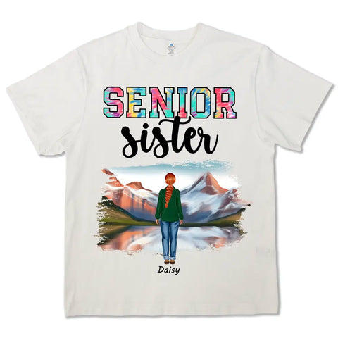 T-shirts, sweats à capuche et sweatshirts personnalisés en coton, cadeaux pour sœurs et amis seniors 