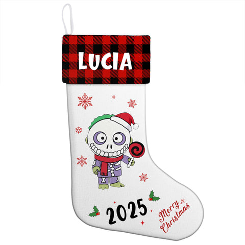 Personalized Christmas Stockings with Cartoon Characters - Gifts with Custom Names for Kids
