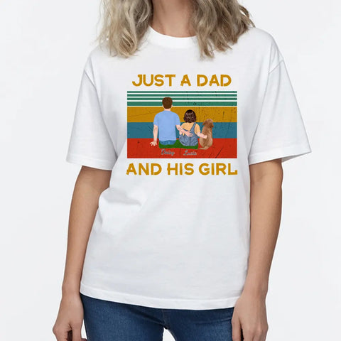 Solo un papá y sus hijos: camisetas, sudaderas y sudaderas personalizadas, regalo para papá y abuelo.