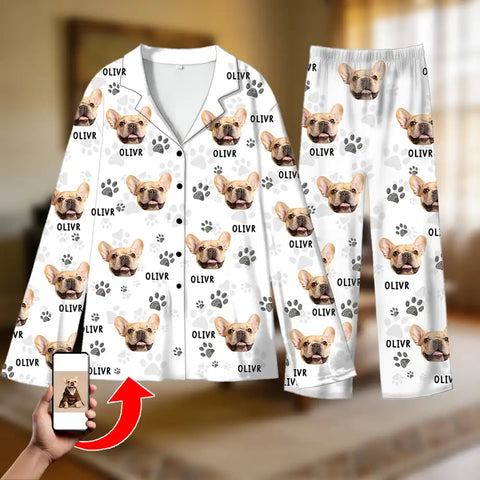 Personalized pet photo avatar pajama set