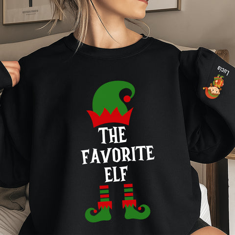 Personalized Christmas Elf Shirt – Customize Name & Traits