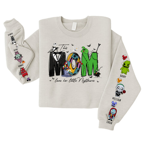 Personalized Halloween sweatshirt，hoodie  - customizable with cute characters and names