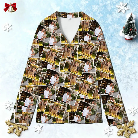 Custom Photo Family Pajamas – Personalized Gift Sleepwear