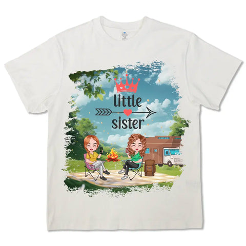 Voyager avec des amis rend la vie meilleure, t-shirts en coton personnalisés, sweats à capuche, sweatshirts, cadeaux pour sœurs 