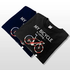Mi bici te llama: camisetas, sudaderas y sudaderas personalizadas para ciclistas apasionados. 