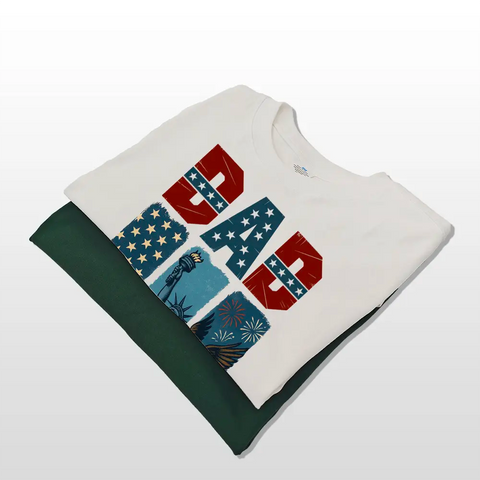 Regalo del Día de la Independencia de un Padre Legendario - Celebra a Papá - Camiseta, Sudadera y Sudadera con Capucha Personalizadas 