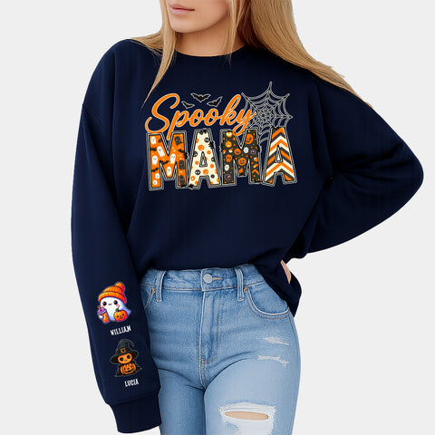 Halloween Gift for Mom – Personalized Sweatshirts with Cute Characters