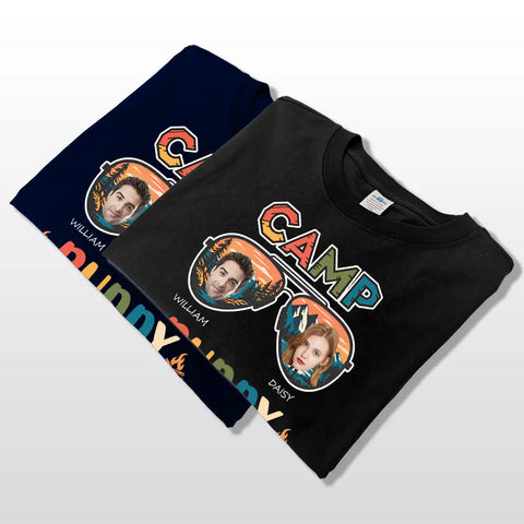 Camping Buddy me llama papá - Camisetas de algodón personalizadas, sudaderas, sudaderas con capucha, regalos para los amantes del camping 