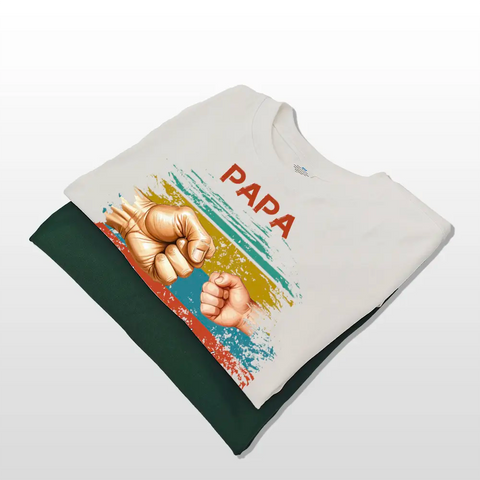 El mejor abuelo papá del mundo: camisetas de algodón personalizadas, sudaderas, sudaderas y regalos para papá. 