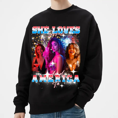 Camiseta Old School Freedom: camiseta del Día de la Independencia inspirada en los años 90 para estadounidenses orgullosos.