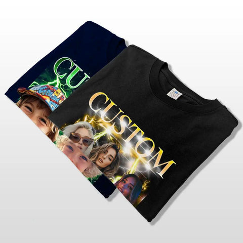 T-shirt Bootleg Rap personnalisé – Style vintage années 90 | Cadeau personnalisé