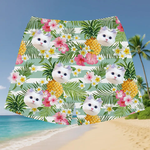 Custom Face Beach Shorts – Fun Gift for Him, Her, or Friends