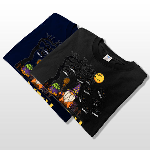 Personalized Family T-Shirts, Sweatshirts & Hoodies - Halloween Wizards & Kids