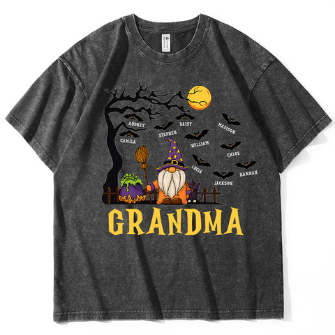 Custom Personalized Family Matching Halloween Shirts – Old Wizard & Children