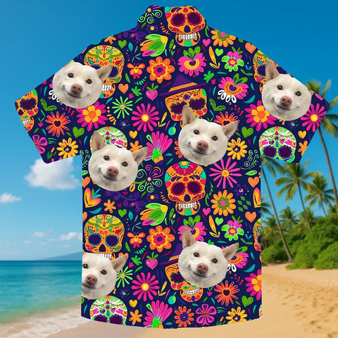 Camisa hawaiana con cara personalizada: ¡personalizada para el verano! 
