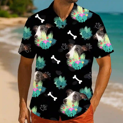 Personalized Tropical Shirt – Custom Photo Print for Summer & Vacations