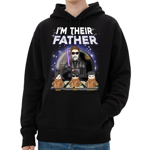 Camiseta personalizada "El mejor papá de la galaxia": regalo personalizado para el Día del Padre de los niños