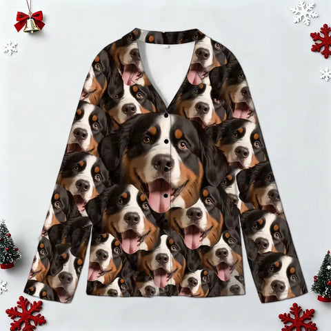 Christmas Pajama Set – Custom Long Sleeve for Families & Pets