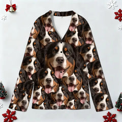 Christmas Pajama Set – Custom Long Sleeve for Families & Pets