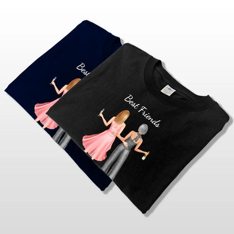 T-shirt, sweat à capuche ou sweat-shirt unisexe surdimensionné personnalisé - Cadeau pour amis, famille, camarade de classe