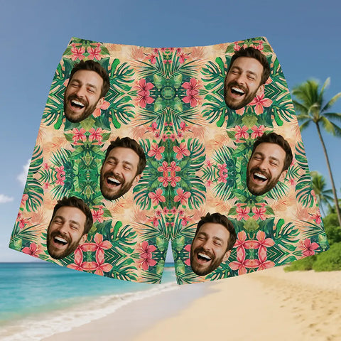 Your Photo, Your Shorts – Custom Face Print for Summer Fun