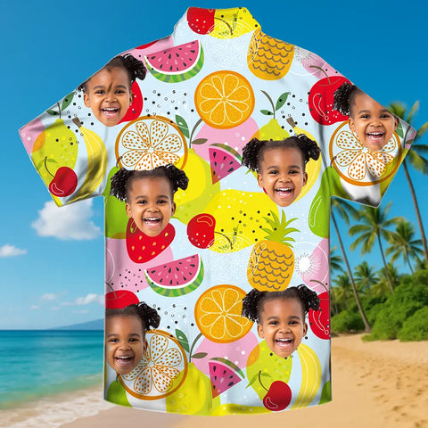 Custom Face Hawaiian Shirt – Personalized Tropical Beachwear