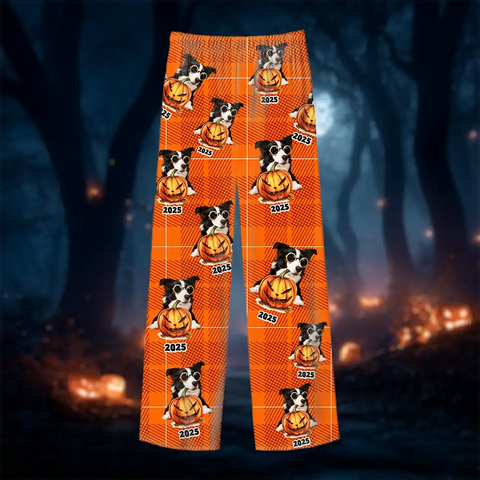 Halloween Pet Pajamas – Personalized  Sleepwear with Dog or Cat Photo & Name
