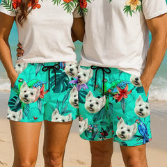 Shorts hawaianos con cara personalizada: un atuendo único para las vacaciones de verano