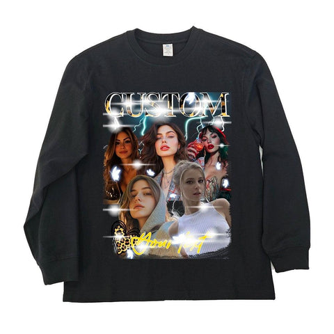 Camiseta de rap pirata vintage personalizada de los 90 - Camiseta retro de hip-hop personalizada - Regalo único para amigos y familiares