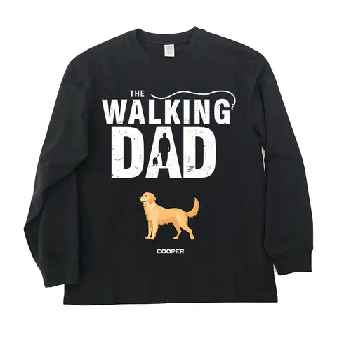 Camiseta, sudadera y sudadera unisex personalizada "The Walking Parents" - Regalo para dueños y amantes de las mascotas. 