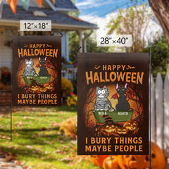Personalized Halloween Flags – Custom Pet Garden Flags for Home