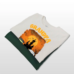 Personalized Family Halloween T-Shirt ，sweatshirts, hoodies– Cute Little Monster Design, Unisex Gift for Grandpa & Grandma