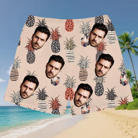 Custom Face Hawaiian Shorts – Turn Heads This Summer