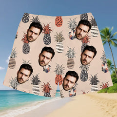 Shorts hawaianos con cara personalizada: ¡Atrae miradas este verano! 