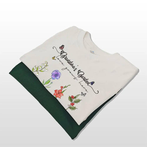 Sudadera "El Jardín de la Abuela", Sudadera Personalizada para la Abuela, Regalo para la Abuela, Regalo Personalizado 