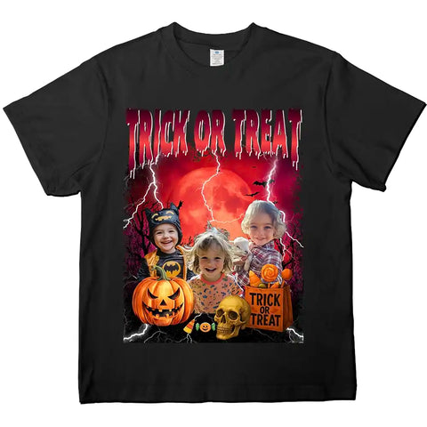 Personalized Bootleg Halloween Shirt – Custom Pet & Name, Funny Retro Dog Tee, Unique Halloween Gift