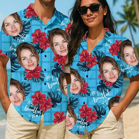 Face-On Hawaiian Shirt – Personalized, Funny & Stylish