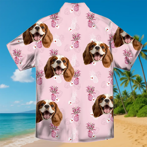 Custom Printed Hawaiian Shirt – Funny Photo Gift for Summer Holidays
