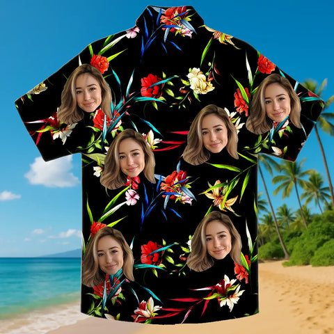 Camisa hawaiana con foto personalizada: atrevida, divertida y tropical 