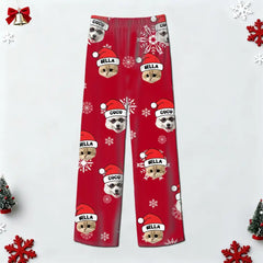 Personalized Christmas Family Pajamas – Long Sleeve Matching Sets for Adults, Kids & Pets
