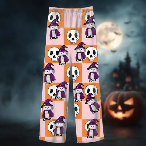 Custom Halloween Pet Pajamas – Personalized Sleepwear with Dog or Cat Photo & Name