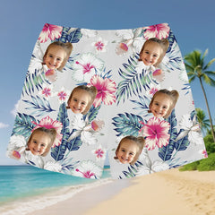 Pantalones cortos hawaianos con foto personalizada: un divertido regalo de verano 