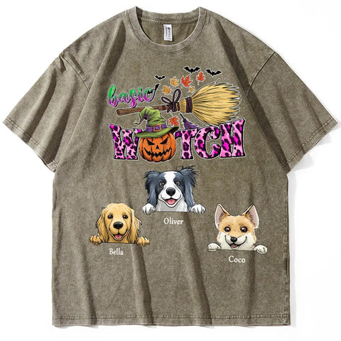 Personalised Halloween T-Shirts – Choose your design, pet image, custom name