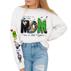 Personalized Halloween sweatshirt，hoodie  - customizable with cute characters and names