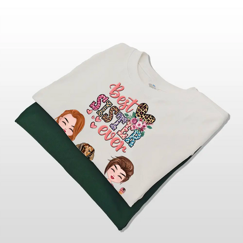 Meilleure amie, t-shirts, sweats à capuche et sweat-shirts personnalisés de qualité supérieure - Cadeaux pour sœur