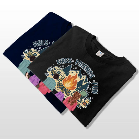 Camping Family - Camisetas de algodón personalizadas, sudaderas, sudaderas con capucha, regalos para los amantes del camping