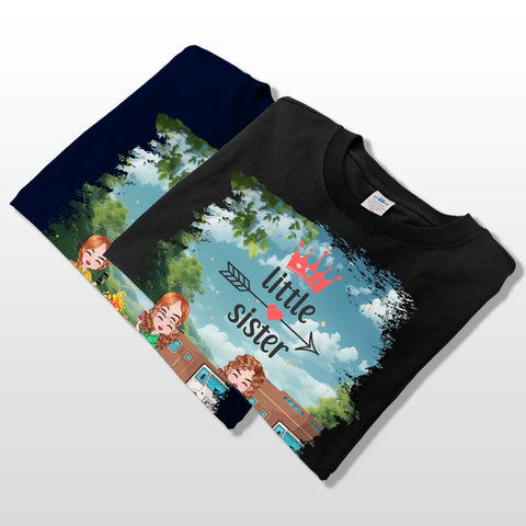 Voyager avec des amis rend la vie meilleure, t-shirts en coton personnalisés, sweats à capuche, sweatshirts, cadeaux pour sœurs 