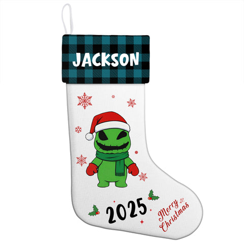 Personalized Christmas Stockings with Cartoon Characters - Gifts with Custom Names for Kids